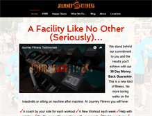 Tablet Screenshot of journeyfitnesscoaching.com